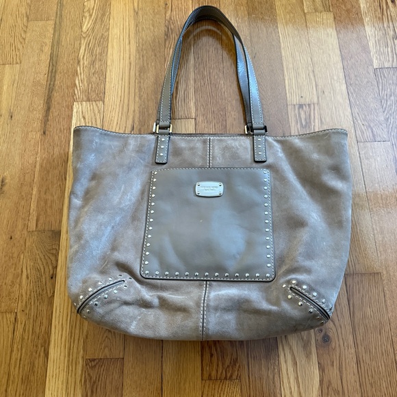 Womens Michael Kors Suede purse - Picture 2 of 10